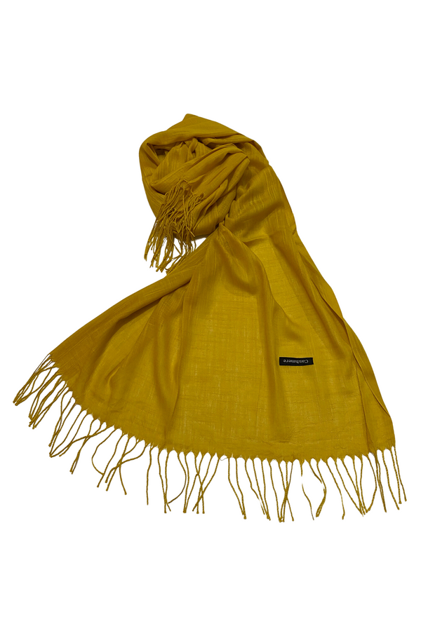 Yellow Turkish Lawn Hijab/Scarf